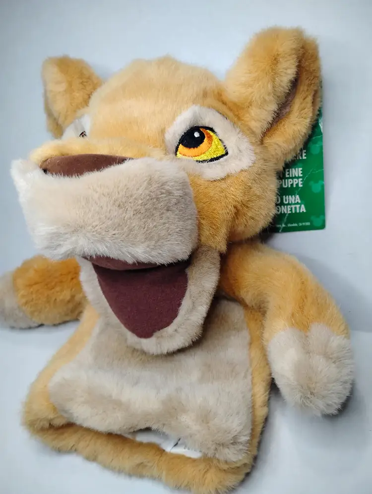 Disney Lion King 2 Simba's Daughter Kiara Plush Hand Puppet Simba's Pride NOS