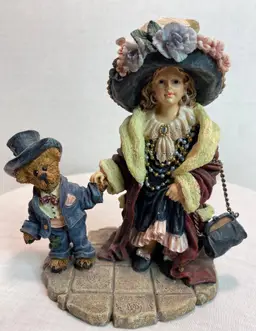 1998 Boyds Yesterday’s Child Dollstone Collection Amy and Edmund figurine
