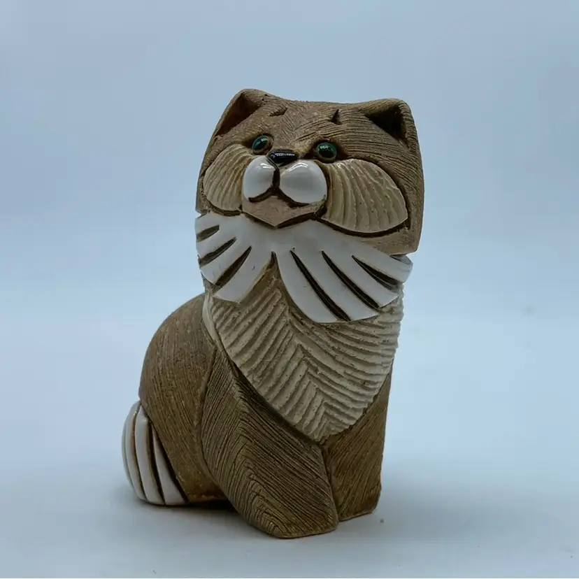 #3050 Artesania Rinconada ceramic Somali cat figurine. Scarce.