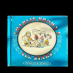 1966 Vintage CHARLIE BROWNS ALL-STARS | HC Book FIRST Edition AS IS READ