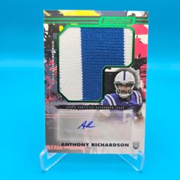 Anthony Richardson 2023 Topps Composite RC Composite Jumbo 2-Color Patch Autograph Variation 34/50 Indianapolis Colts