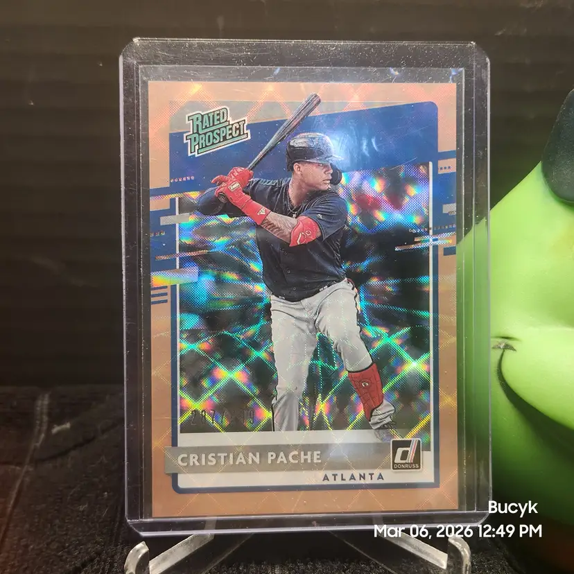 2020 Donruss Rated Prospect - Cristian Pache Atlanta Braves 287/999