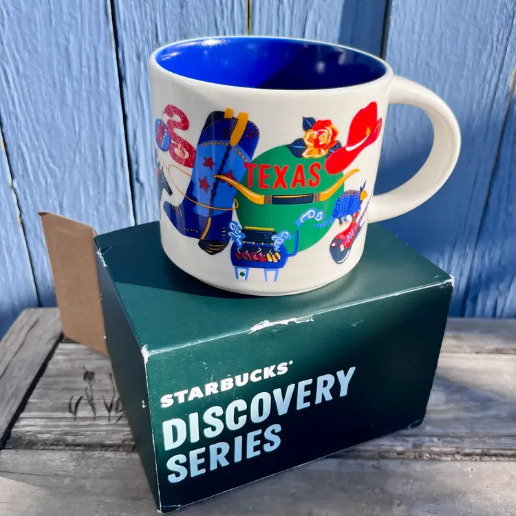 STARBUCKS Discovery Series Texas  14 fl Oz Mug With Box Multicolor