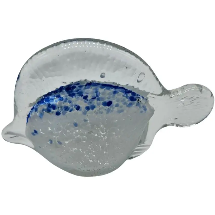 Handcrafted Glass Fish Paperweight