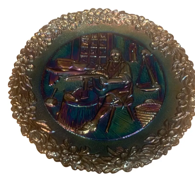 Fenton Carnival Glass #6 American Craftsman Series 8 Inches