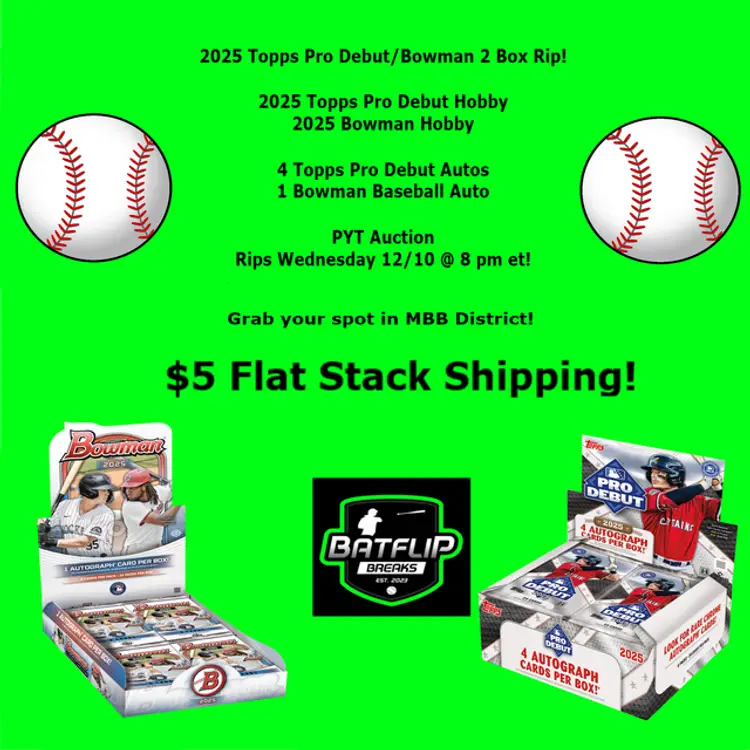 Houston Astros - 2025 Topps Pro Debut/Bowman 2 Box Rip!