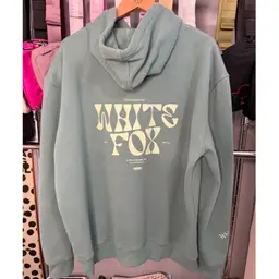White Fox Blue Hoodie L/XL