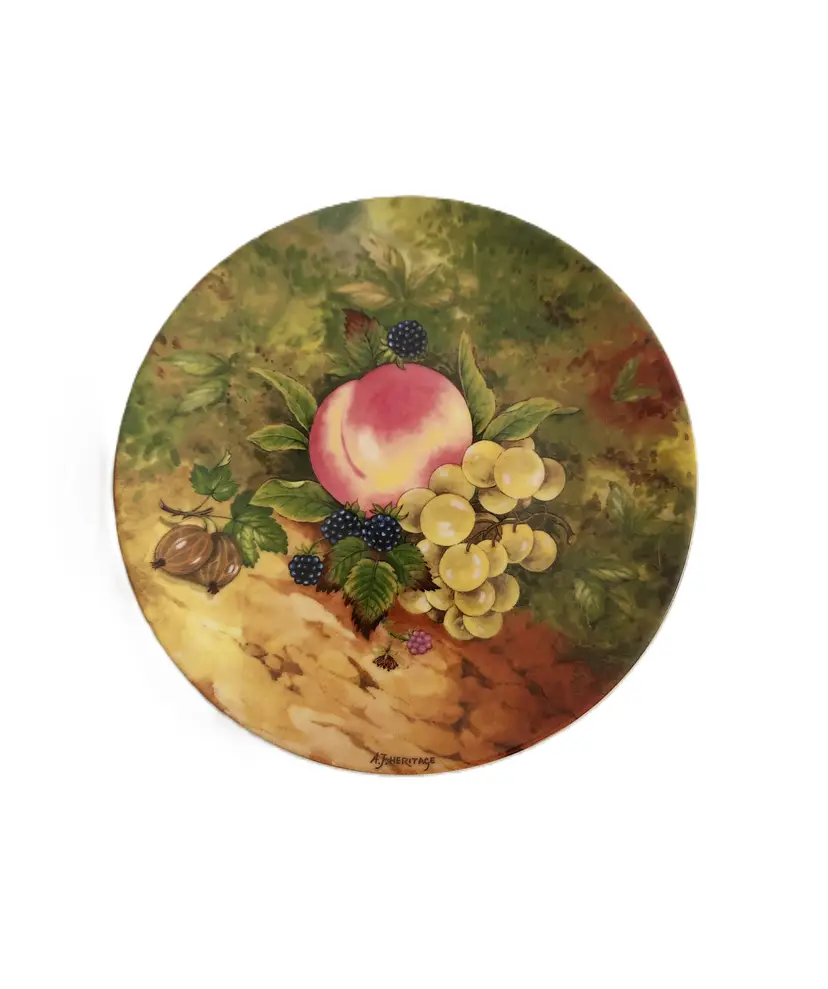 26-Limoges Porcelain Fruit Plate 7 1/2 Inches