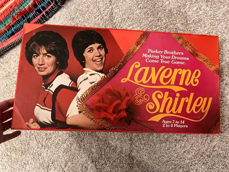 Vintage Laverne & Shirley Board Game 1977