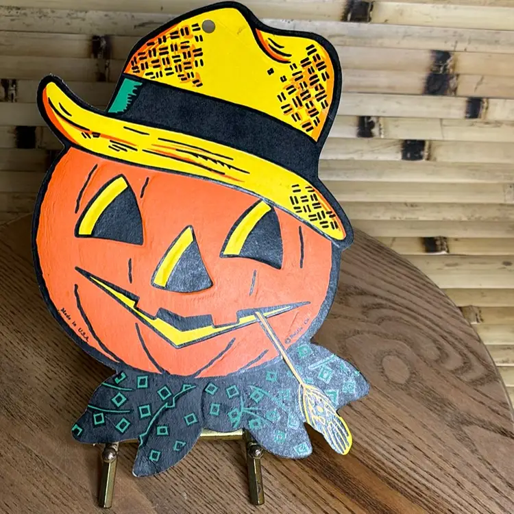 Beistle Jack O’lantern Scarecrow Head