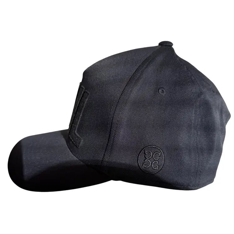 G/Fore Hat Mens Snapback Black Adjustable Performance Cap Chileno Bay Golf Club