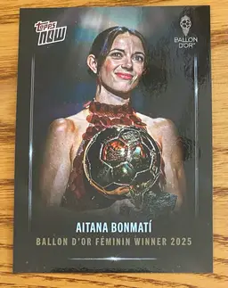 Aitana Bonmati Topps Now 2025 Ballon D’or