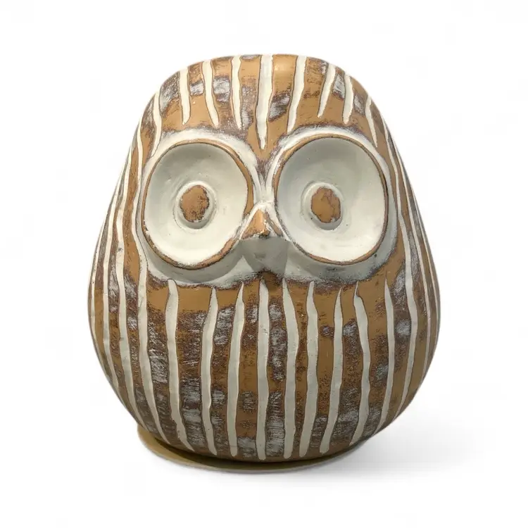 Derpy And Chonky Resin Owl Figurine