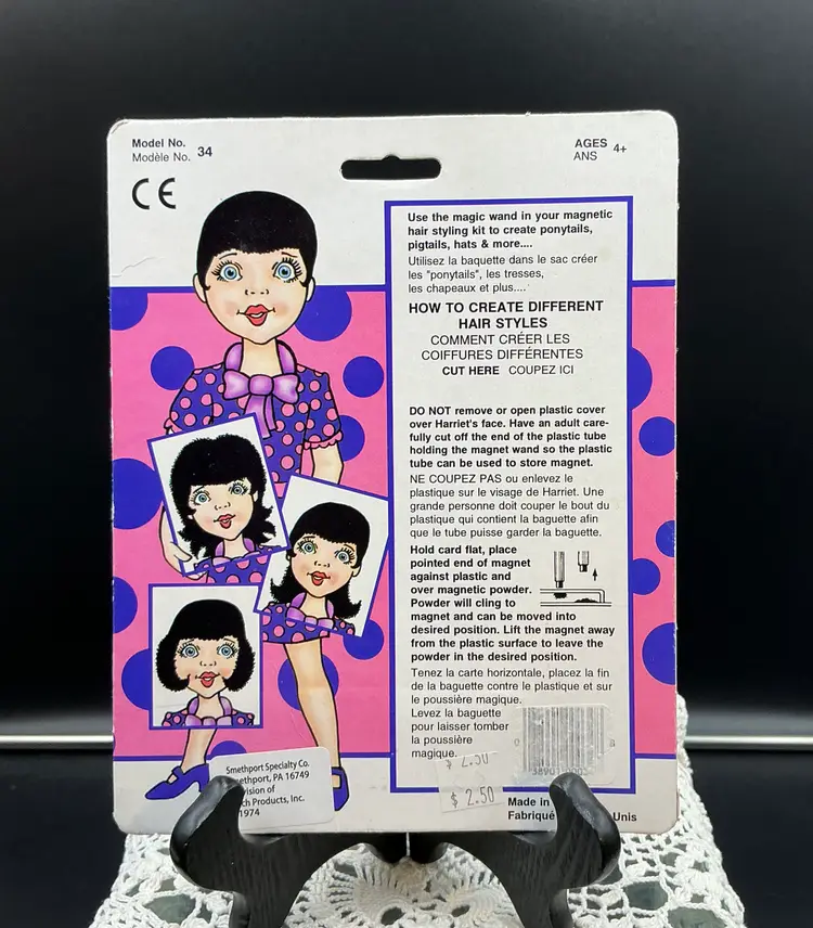 Hair-do Harriet from 1974, wand has been taped in