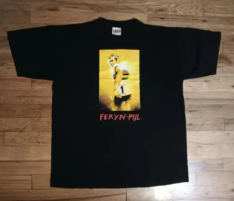 rare Vintage Eddy Merckx Cycling t shirt Feryn Tag Tour de France bicycle race