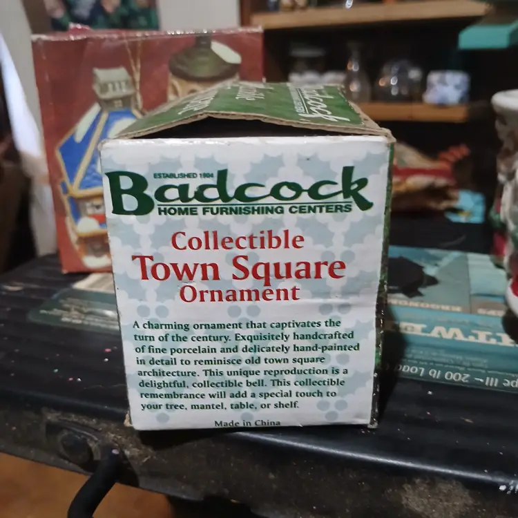Vintage Badcock Collectible Ornament