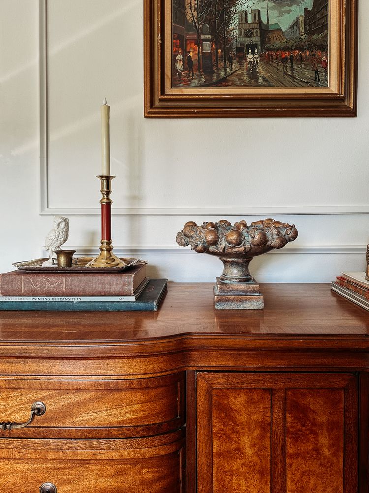 Elegant Footed Pedestal Centerpiece