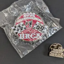Honda Motorcycle Lapel Pins - 2002 HRCA & 2005 Honda Hoot