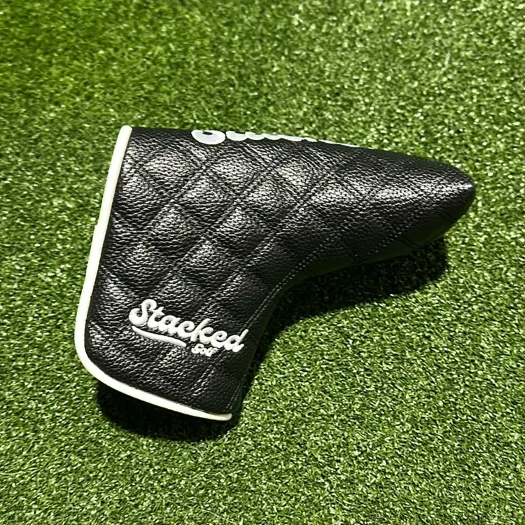 Stacked Golf Black Blade Head Cover