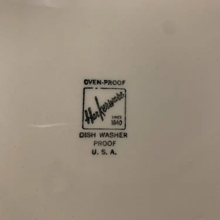 Harkerware "springtime" Oval Platter