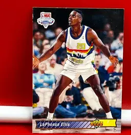 1993 Upper Deck Collector Basketball Trading Card LaPhonso Ellis Nuggets #4