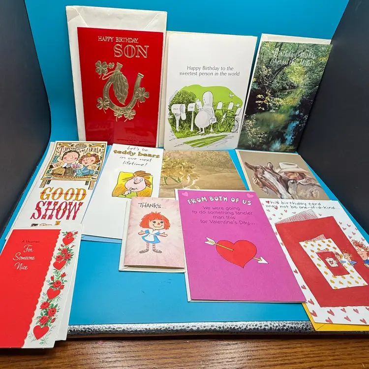 Vintage Lot Of 30 Various Unused Greeting Cards #3 ***SEE PHOTOS***