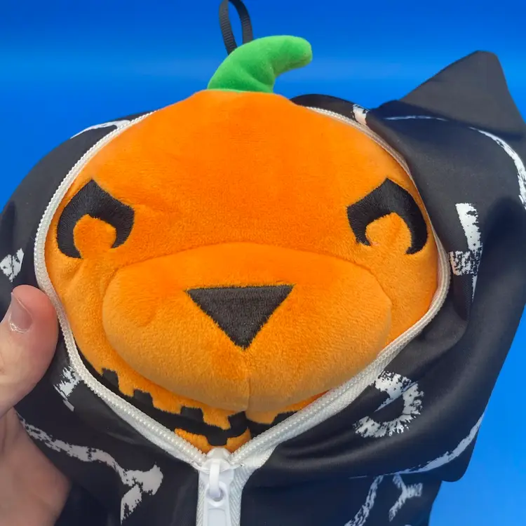 Deddy Bears Squash Body Bag Jack-O-Lantern Teddy Bear Plush - NWT License 2 Play