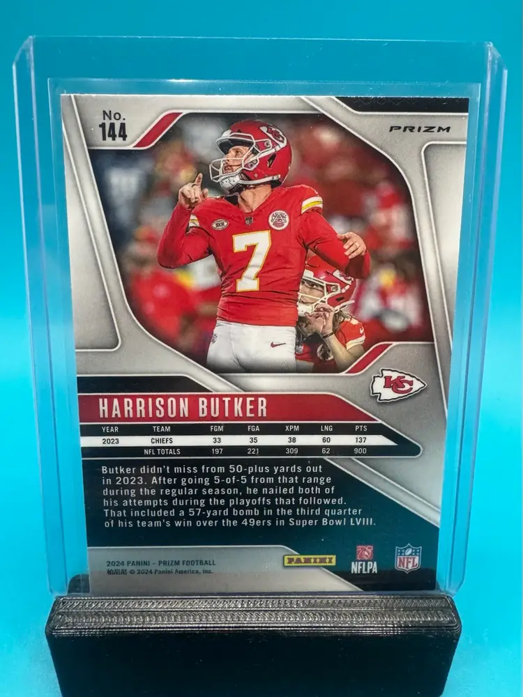Harrison Butker Prizm Silver Kansas City Chiefs