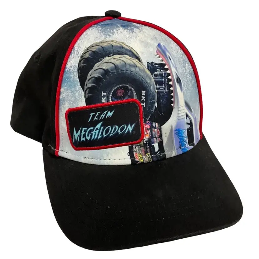 Megalodon Splash Youth Cap Hat Monster Jam