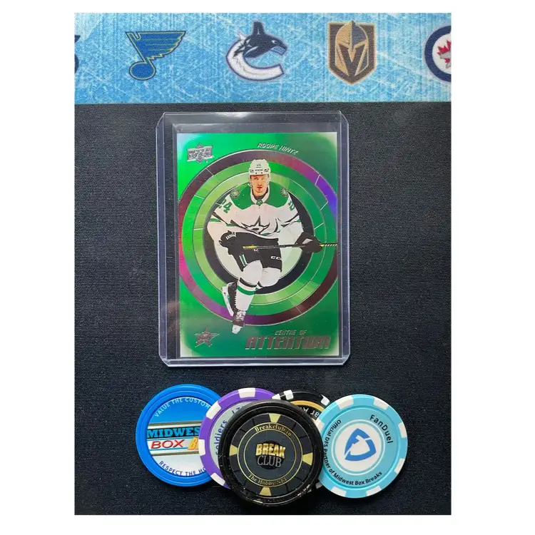 2022-2023 Upper Deck Series 1 Roope Hintz Center Of Attention Insert Dallas Stars