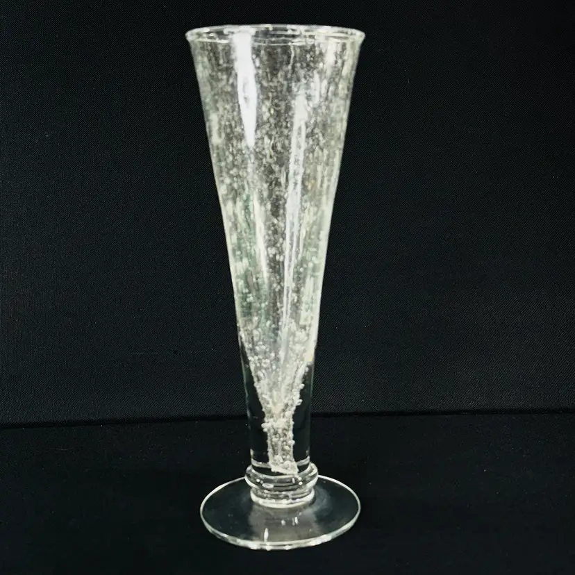 Controlled Bubble Hand Blown Vase