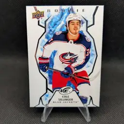 Cole Sillinger 2021-22 Upper Deck Ice Rookie Card (RC) #138 - Columbus Blue Jackets