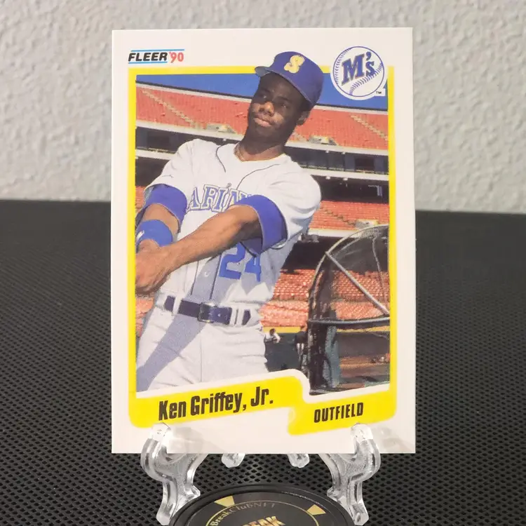 Ken Griffey Jr 1990 Fleer Baseball Card - Mariners