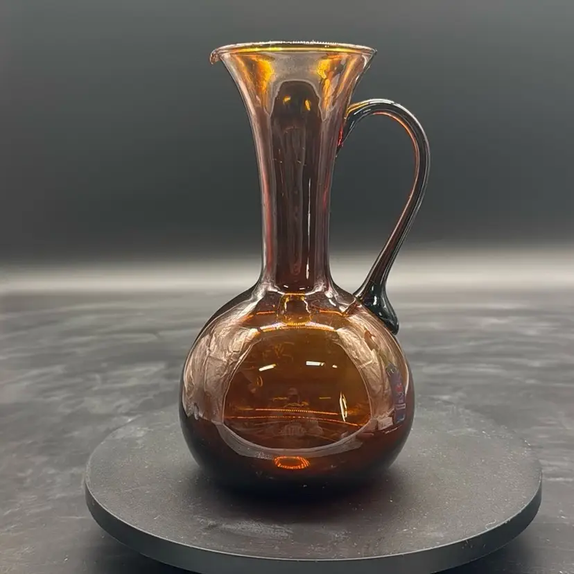 Vintage Amber Vase