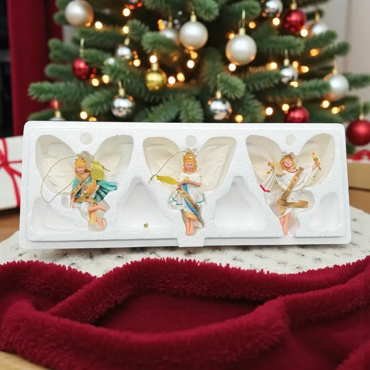 1998 Ashton-Drake Judith Meyeraan Angels of Light Heirloom Christmas Ornaments