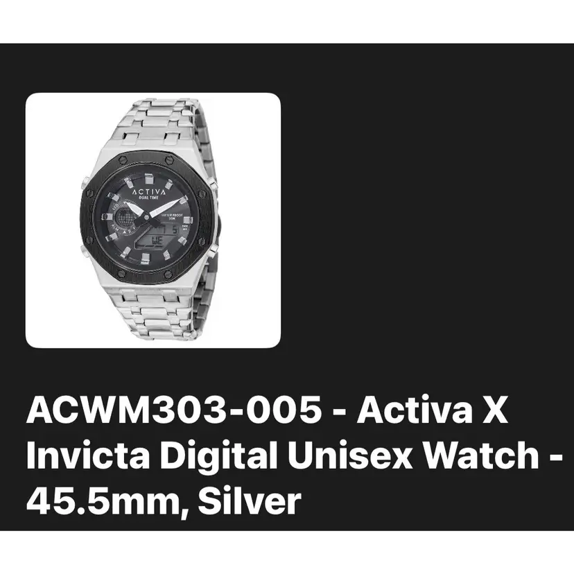 Activa X
Invicta Digital Unisex Watch -
45.5mm,