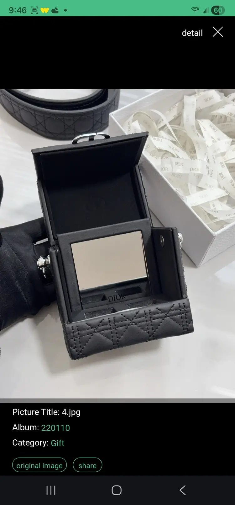 #06 - GWP/VIP DIOR LIPSTICK MAKEUP CASE BAG