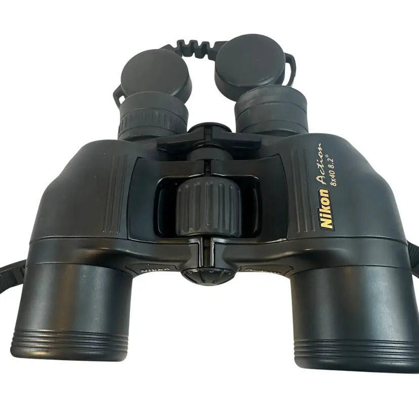 B51817 BJ Nikon Vision Binoculars Sport Optics With Case Instructions Used Japan