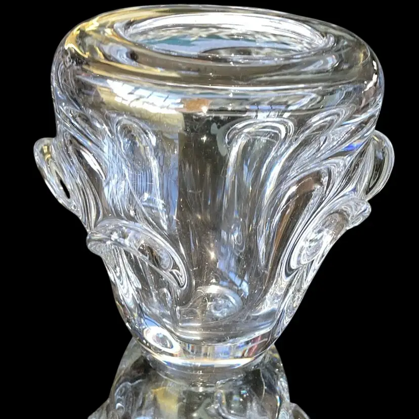 Val Saint Lambert Crystal Vase