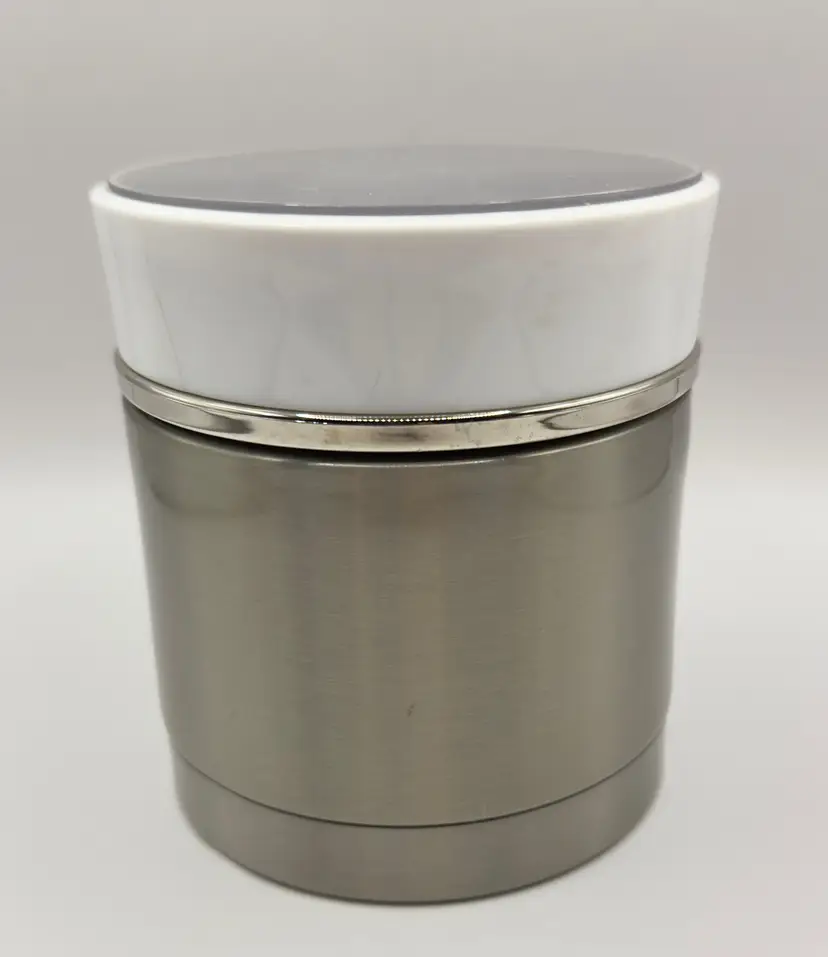 Thermos Insulted Stainless Steel and Ceramic Canister, Sleek Kitchen Storage Barware, By Thermos, Made in China, MPN DSNS300SCT 112310N