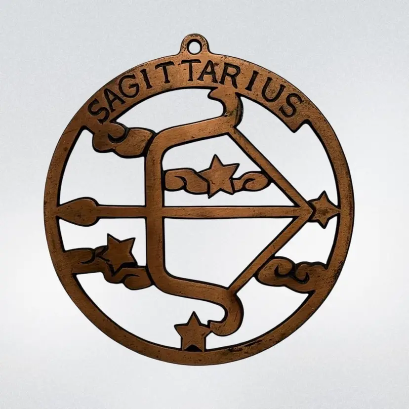 Brass Trivet/Wall Art - Zodiac Sign, Sagittarius