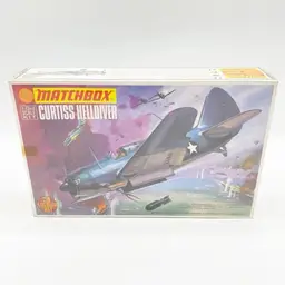 Vintage Matchbox Curtiss Helldiver Model Kit 1:72 PK-104 SB2C-1  1973 SEALED