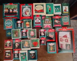 30 Hallmark ornaments 1980s-90s Lot #2