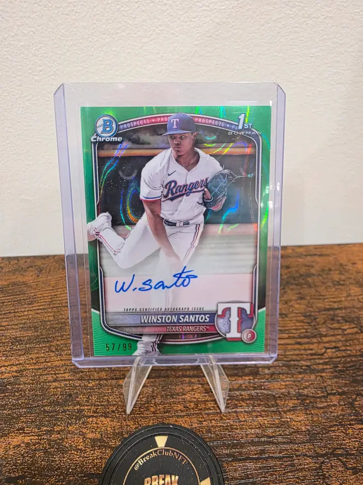 Winston Santos 2025 Bowman Chrome Auto /99