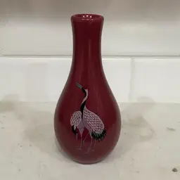 Imperial Collection Japanese Antique Or Vintage Mini Vase Birds