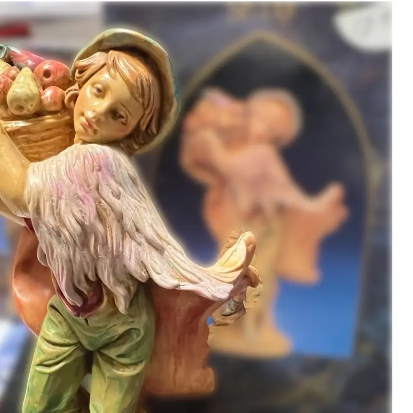 Seth- Vintage Fontanini Heirloom Collection Religious/Nativity figure, hand-painted resin. Bagni di Lucca, Italy , Original Box