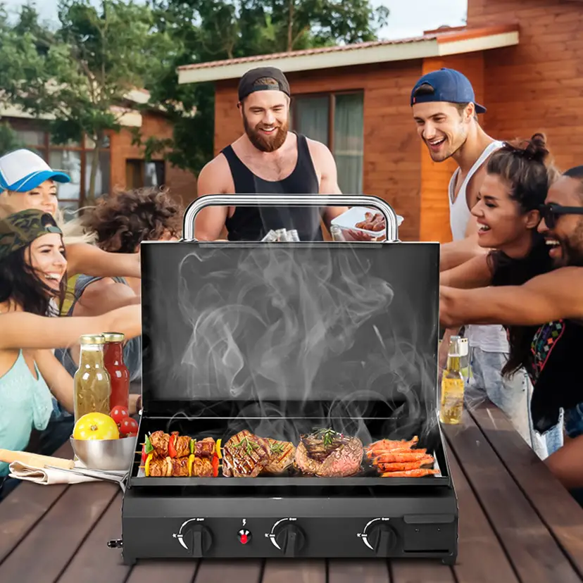 Black Tabletop Gas Grill