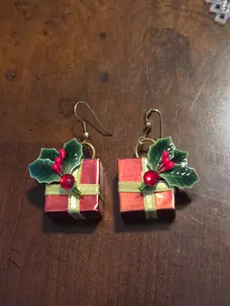 Christmas Present Earrings