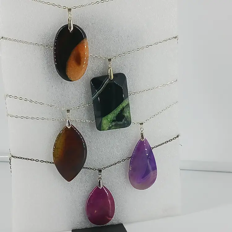 Five Gemstone Necklace lot