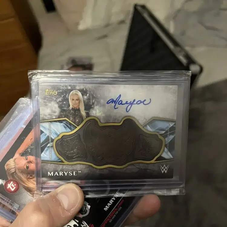 Maryse Topps Auto SP 45/50 Belt Relic Diva 🔥🔥